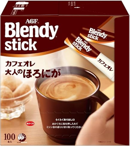 Amazon.co.jp: AGF ブレンディ スティック カフェオレ 大人のほろにが